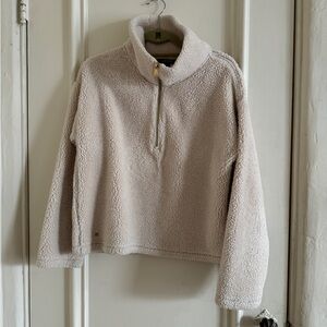 Ralph Lauren half-zip fuzzy pullover sz M